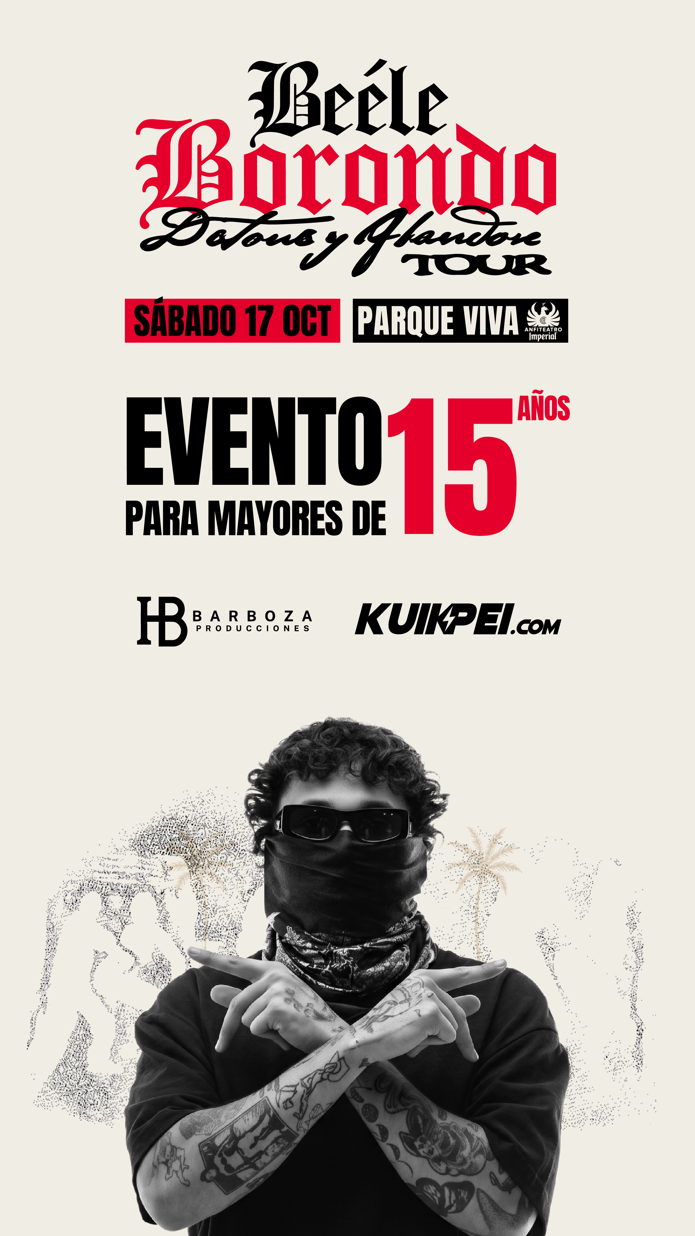 CONCIERTO DE BEÉLE EN COSTA RICA SERÁ PARA MAYORES DE 15 AÑOS